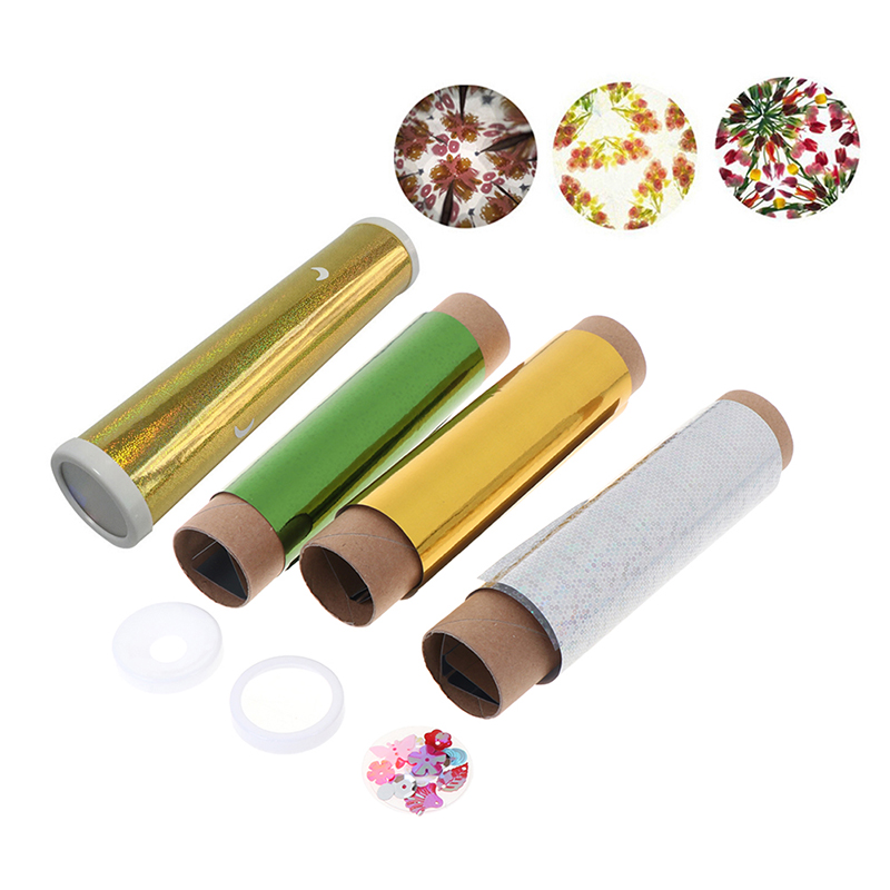 Science Toys Diy - DIY kolorowe obrotowe zestawy kalejdoskopowe nauka