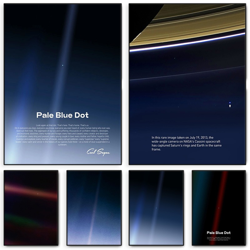 Pale Blue Dot Print Poster Voy – Star Map Poster recenzja i cena
