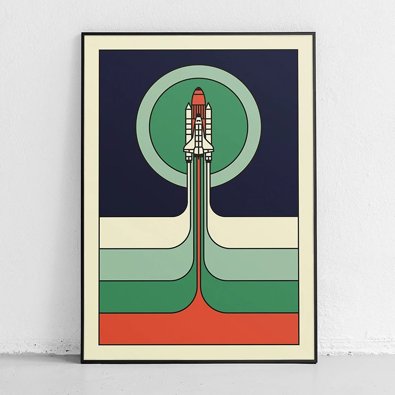 Retro Abstrakcyjne Kosmiczne S – Star Map Poster recenzja i cena