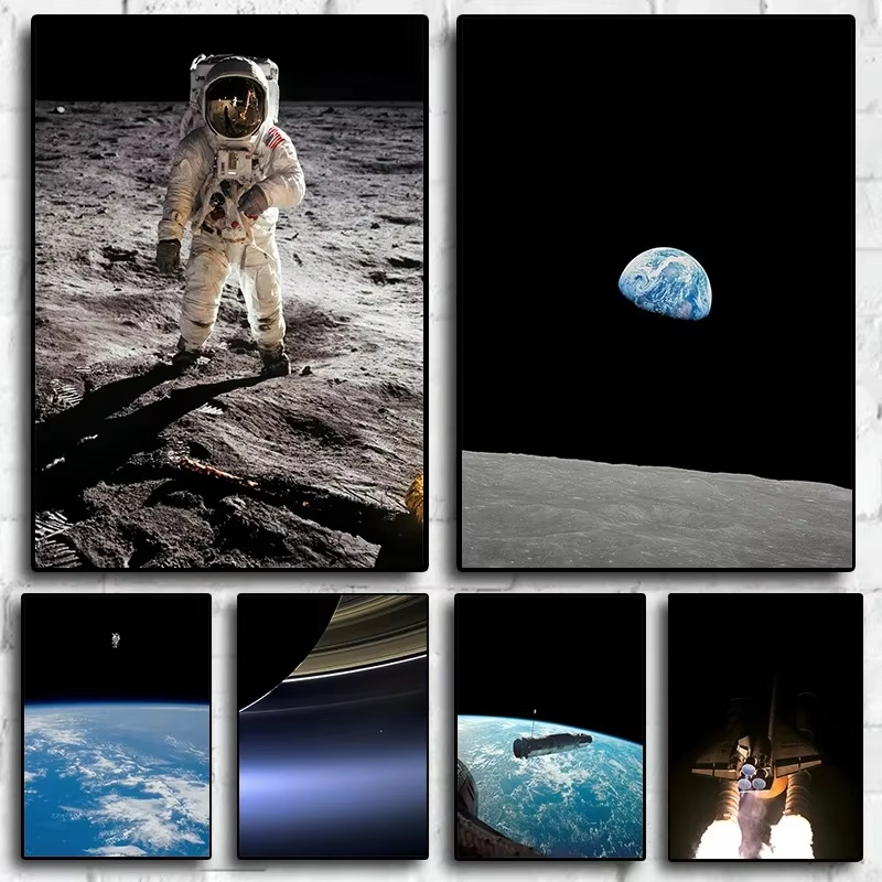 Sci-fi Space and Astronaut Ear – Star Map Poster recenzja i cena
